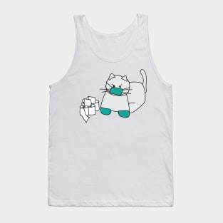 Corona Cat Aqua Tank Top